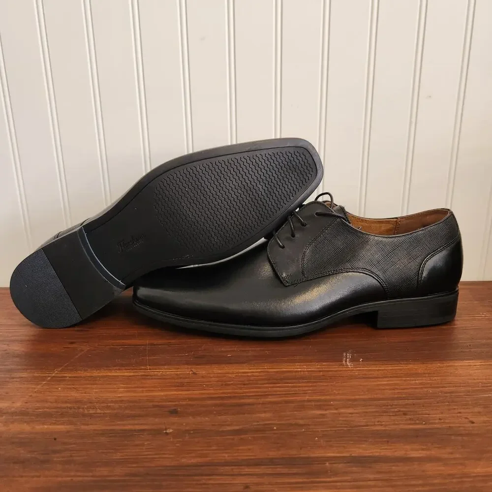 Florsheim Men's Size 11.5M Dark Brown Leather Dress‎ Shoes New